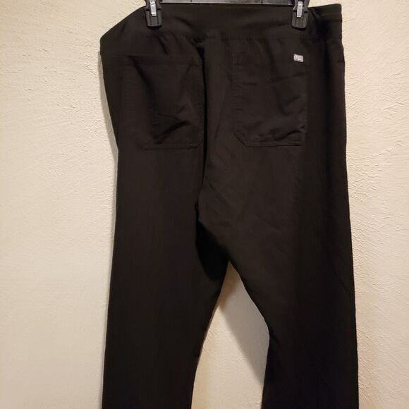 Figs Mens Size XL Technical Collection Black Nurse Scrub Pants Drawstring - Picture 9 of 12